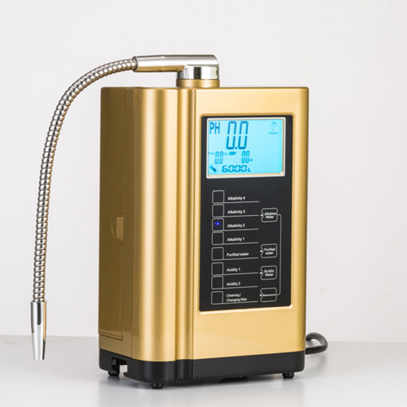 máquina ionizadora de agua de mostrador
